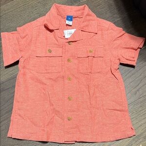 Old Navy Kids Button-Up Shirt in Coral